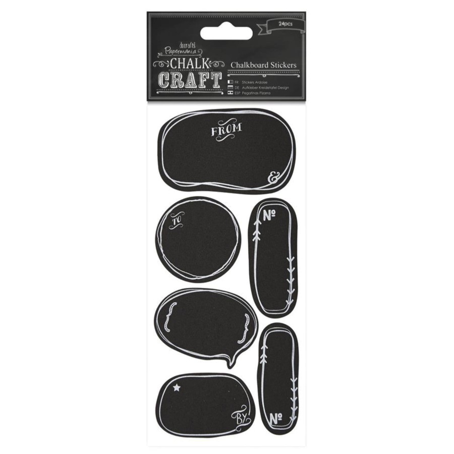 Gifts Docrafts | Docrafts 24 Piece To & From Chalkboard Stickers