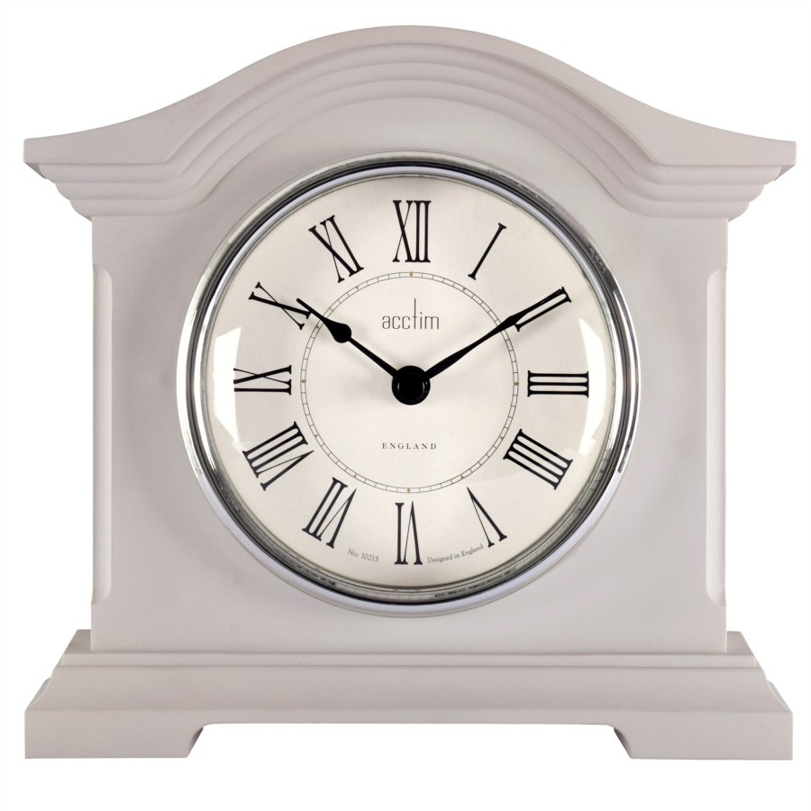 Homewares Acctim | Acctim Cliffburn Mantel Clock In Taupe