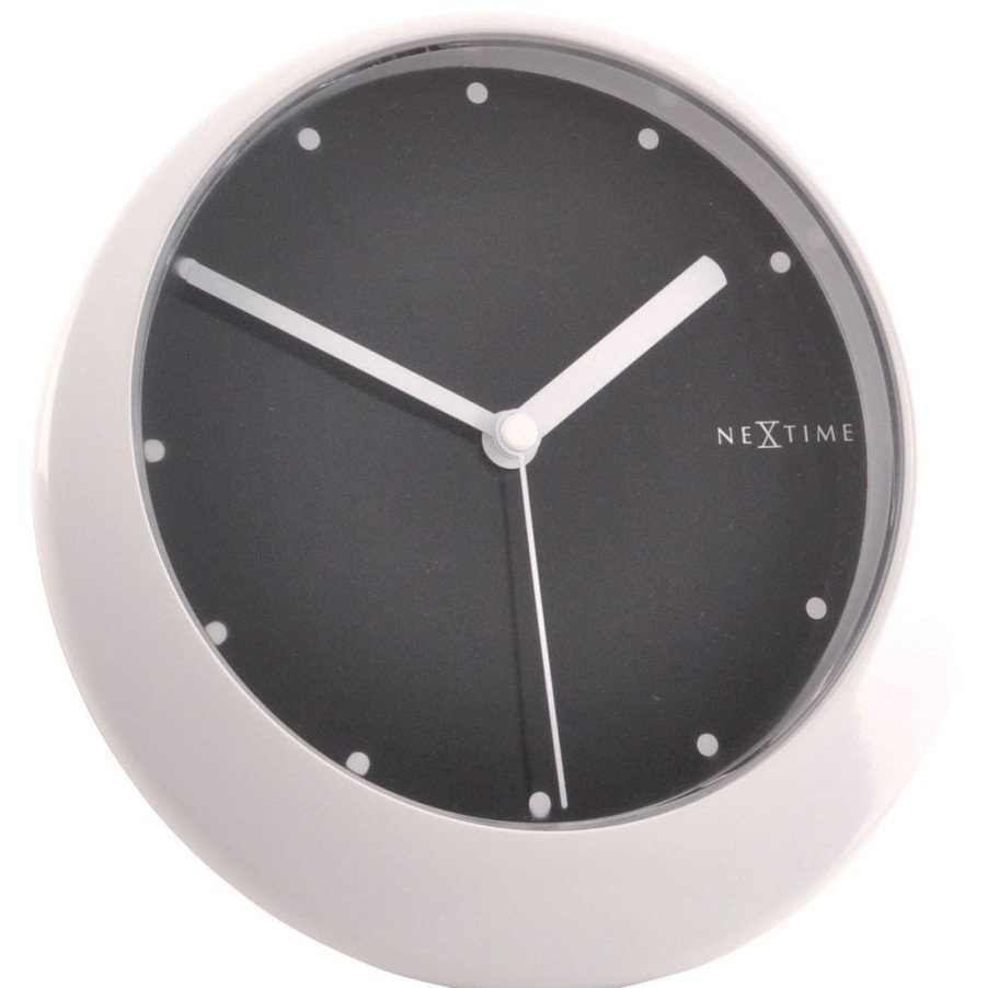 Homewares Nextime | Nextime Balance Clock White 18.5Cm