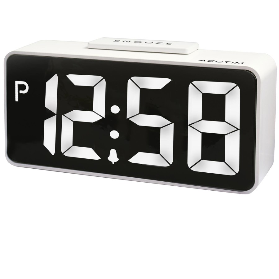 Homewares Acctim | Acctim Talos White Smart Connect Digital Alarm Clock ...