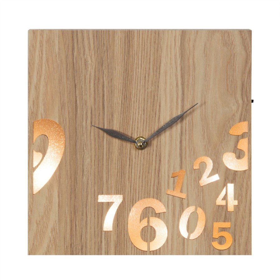 Homewares Hometime | Home Living Led 22Cm Wall Clock