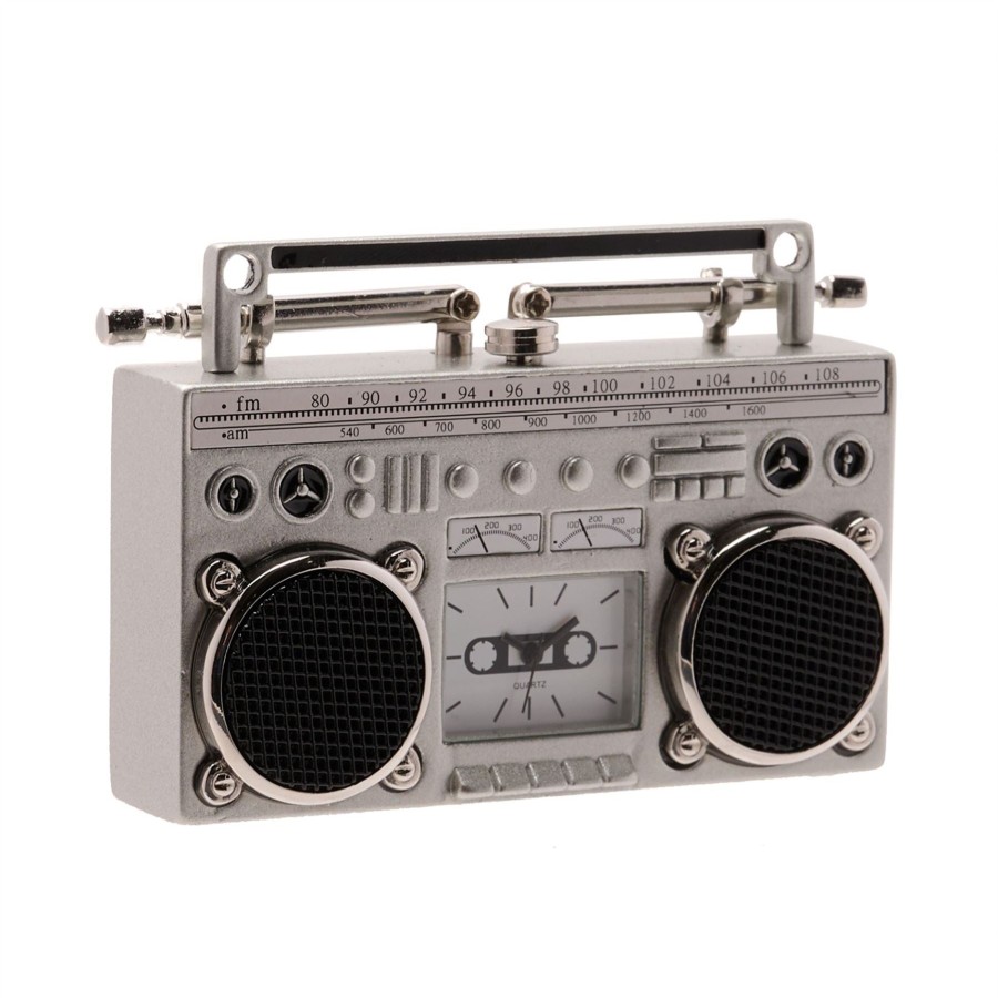 Homewares Wm. Widdop | Wm.Widdop Boombox Miniature Clock