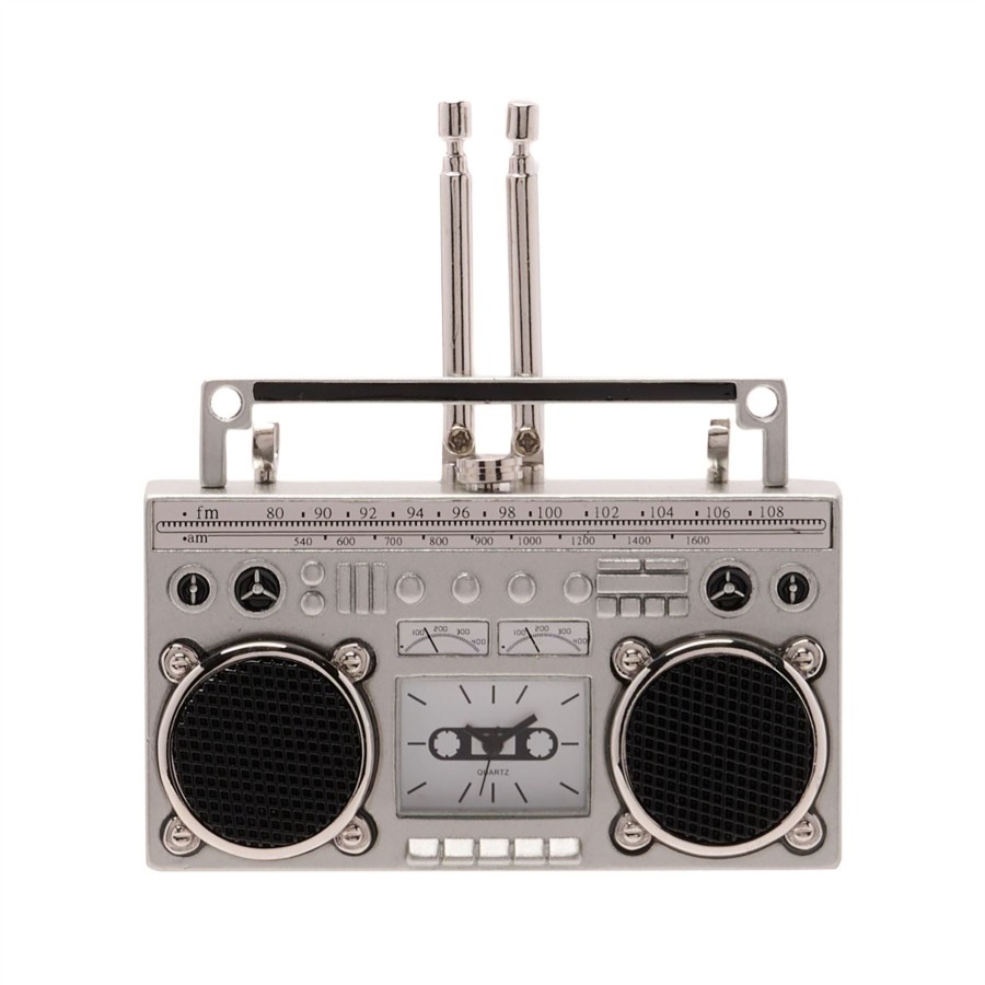 Homewares Wm. Widdop | Wm.Widdop Boombox Miniature Clock