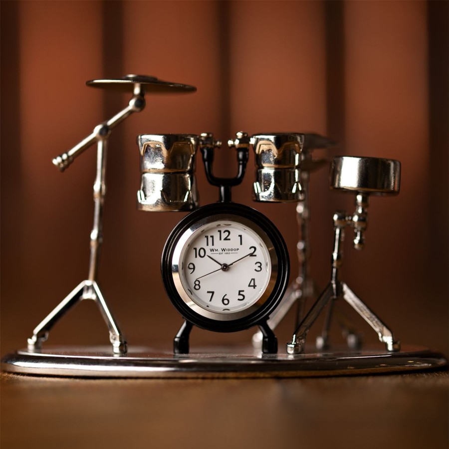 Homewares Wm. Widdop | Wm.Widdop Miniature Drum Set Clock