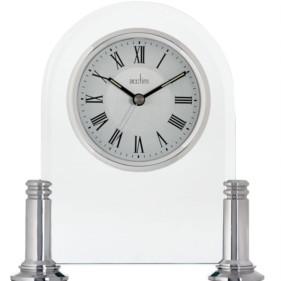 Homewares Acctim | Acctim Bewdley Mantel Clock In Silver