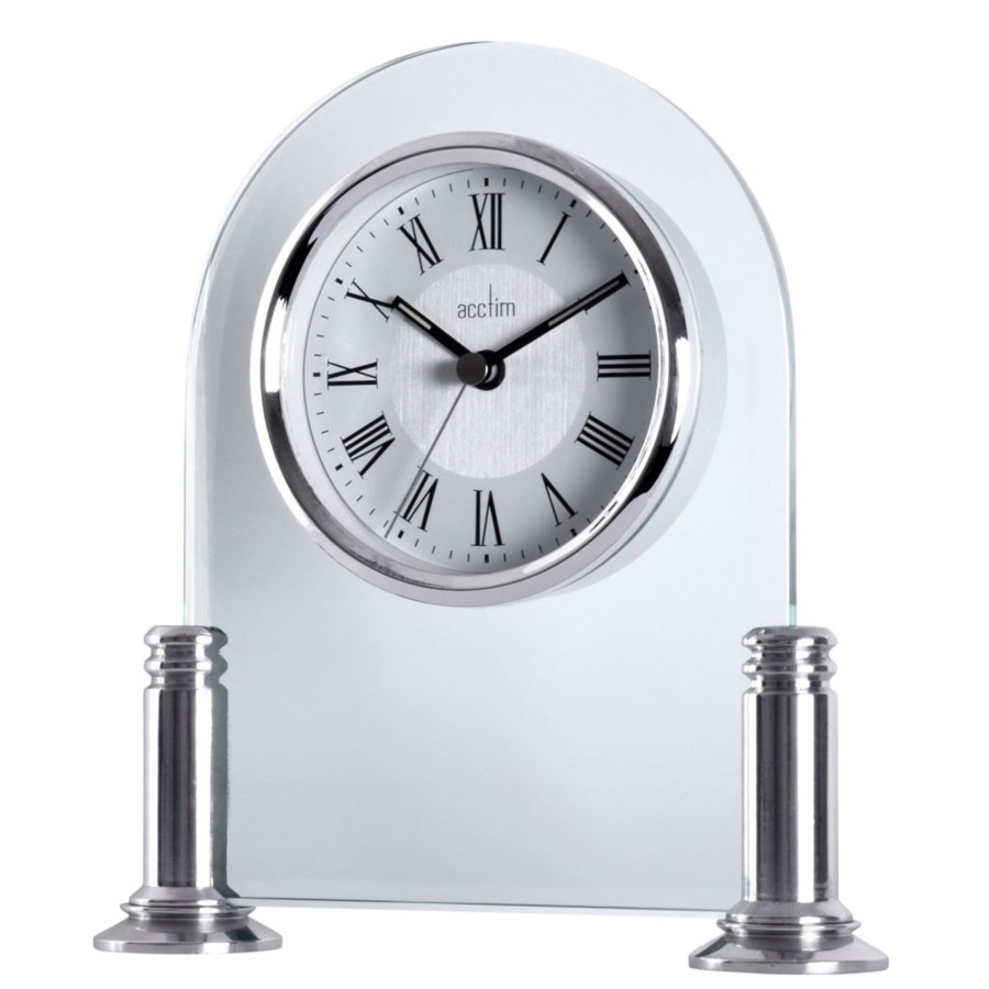 Homewares Acctim | Acctim Bewdley Mantel Clock In Silver