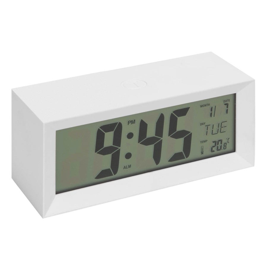 Homewares Wm.Widdop | Wm.Widdop Lcd Display Multifunction Alarm Clock