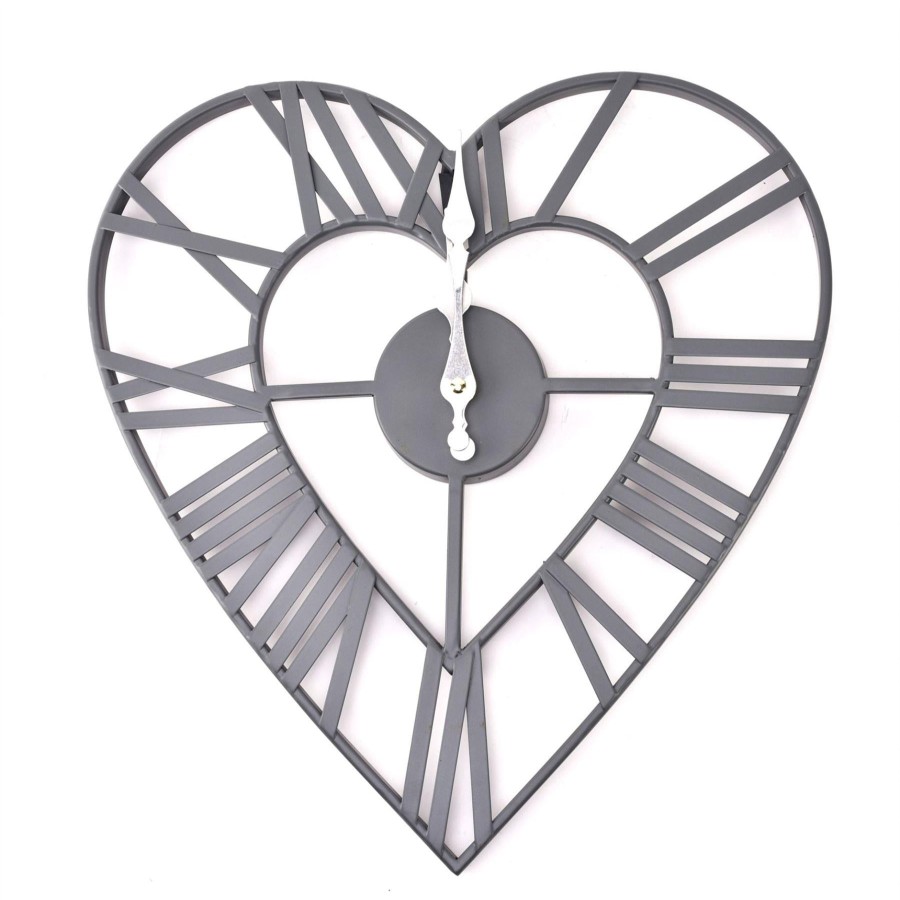 Homewares Hometime | Hometime Metal Heart Wall Clock