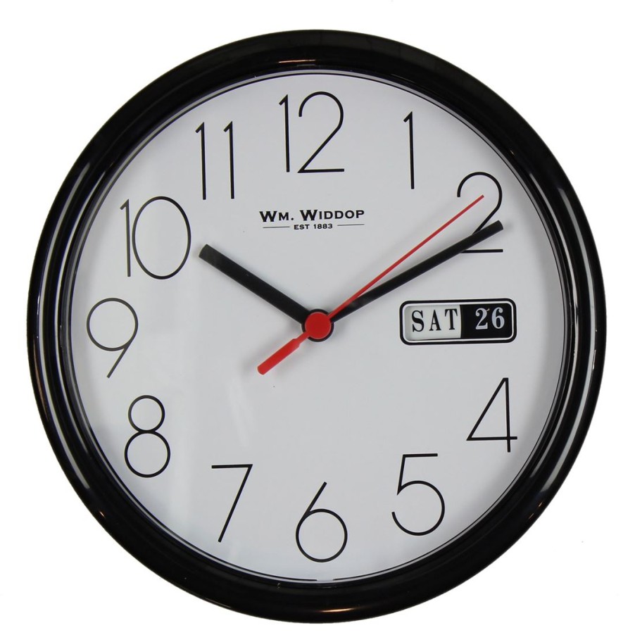 Homewares Wm.Widdop | Wm.Widdop 21.5Cm Day Date Wall Clock