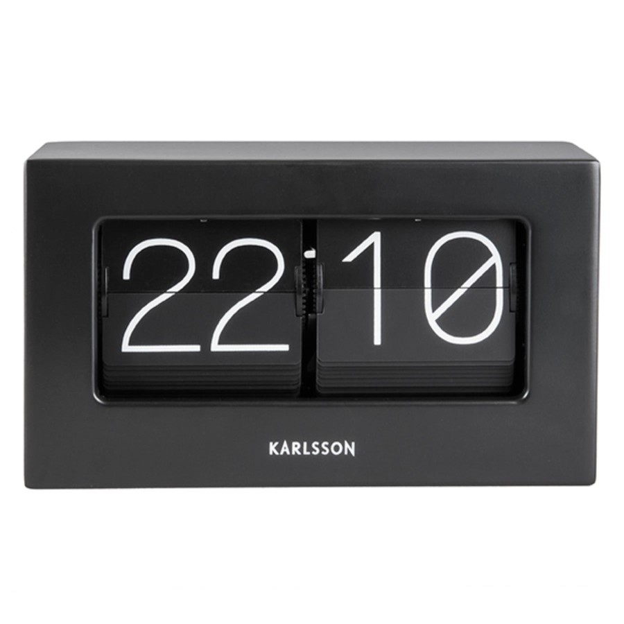 Homewares Karlsson | Karlsson Boxed Flip 21Cm Table Clock