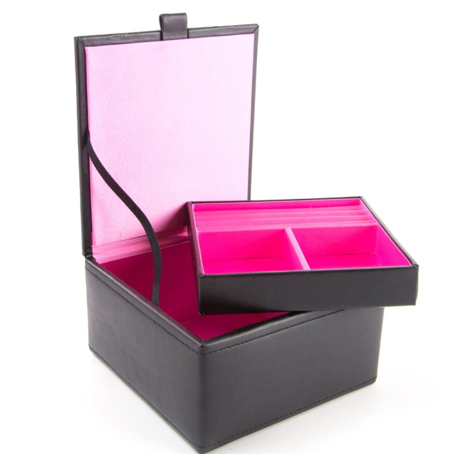 Gifts Dulwich Designs | Dulwich Designs Dress Up & Look Fab Shocking Pink Lining Jewellery Box