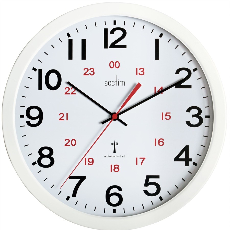 Homewares Acctim | Acctim Controller Wall Clock In White