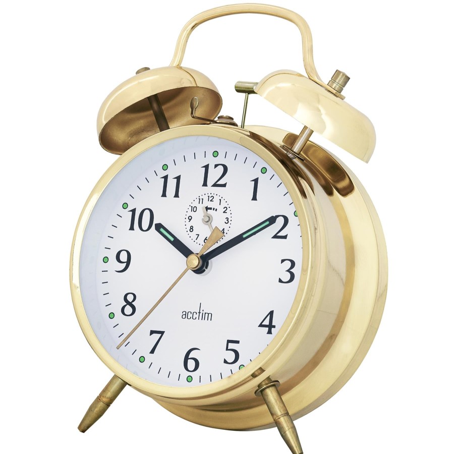 Homewares Acctim | Acctim Saxon Analogue Loud Bell Alarm Clock