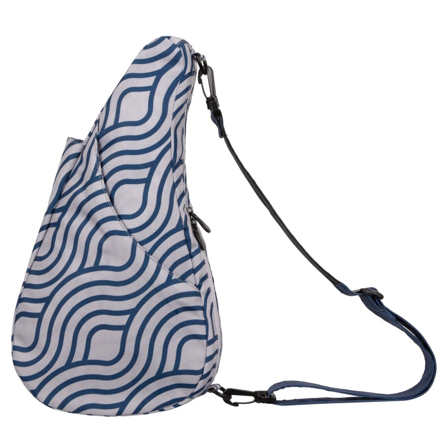 Handbags & Accessories Healthy Back Bag | Healthy Back Bag Print Reversible Small Shoulder Bag Blue Wave