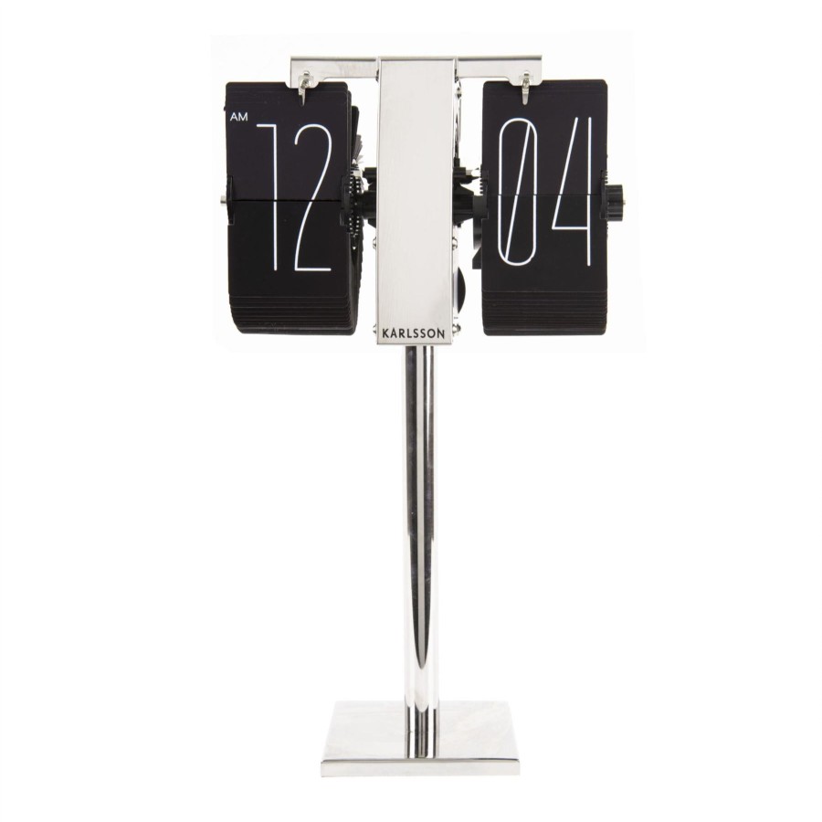 Homewares Karlsson | Karlsson Flip Clock No Case Mini With Removeable Stand