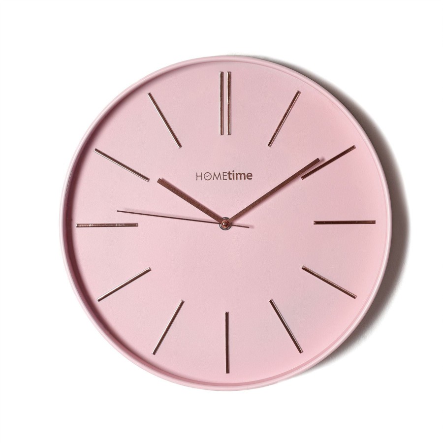 Homewares Hometime | Hometime Round 14" 35.5Cm Dial Wall Clock