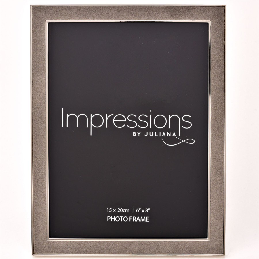 Homewares Impressions | Impressions Grey Velvet Photo Frame