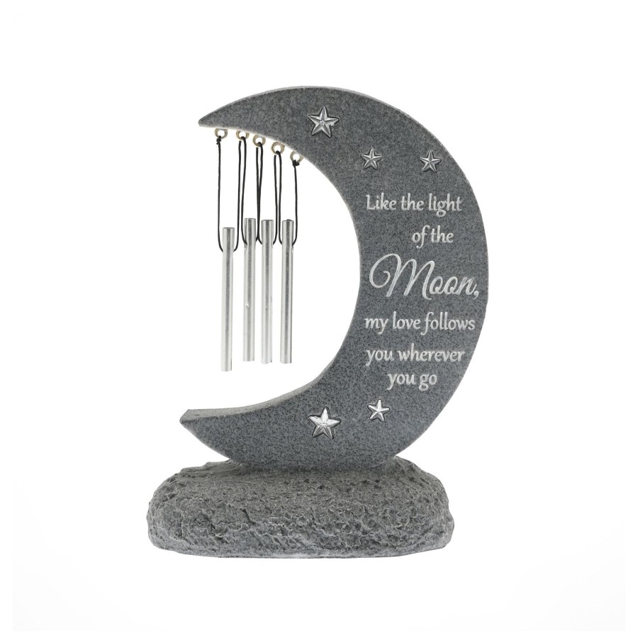 Gifts Thoughts of You | Thoughts Of You Graveside Stone Moon Wind Chime