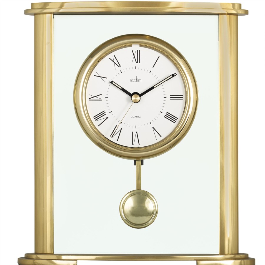 Homewares Acctim | Acctim Welwyn Gold Mantel Clock