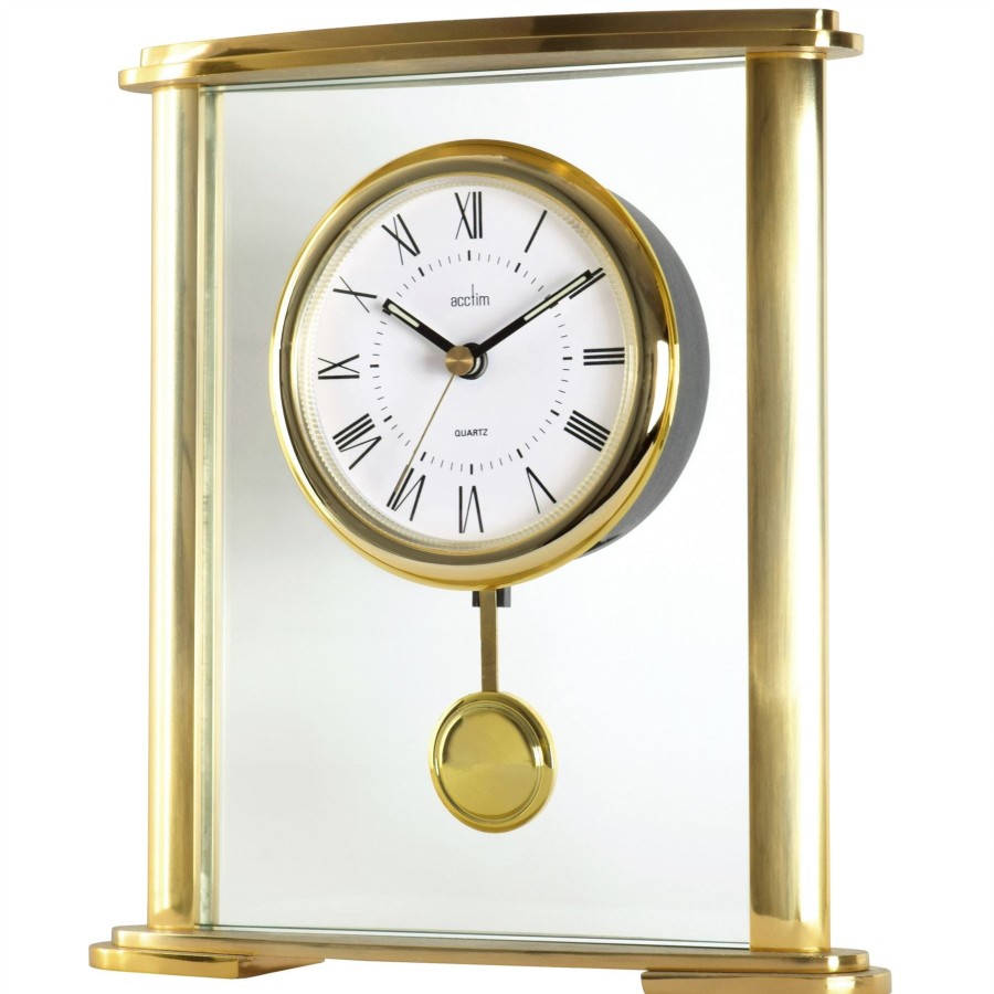 Homewares Acctim | Acctim Welwyn Gold Mantel Clock